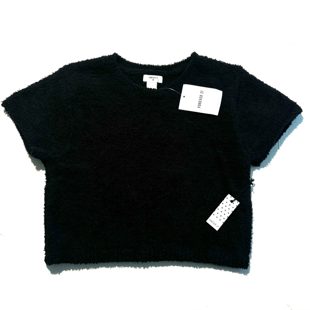 Forever 21 Fuzzy Crop Top
